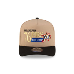 Philadelphia 76ers 1997-2009 Hardwood Classics Liner Camel 9FIFTY A-Frame Snapback Hat