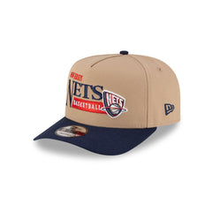 New Jersey Nets 1997-2012 Hardwood Classics Liner Camel 9FIFTY A-Frame Snapback Hat