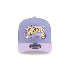 Philadelphia 76ers Hardwood Classics Lavender Purple 9FIFTY A-Frame Snapback Hat