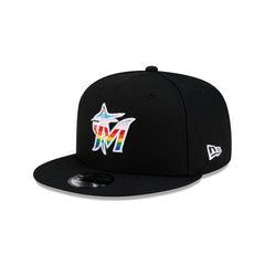 Miami Marlins Pride 9FIFTY Snapback Hat