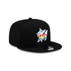 Miami Marlins Pride 9FIFTY Snapback Hat
