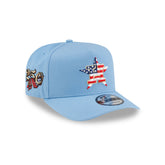 Houston Astros Red, White & Blue 9FIFTY A-Frame Snapback Hat