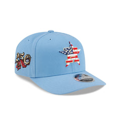 Houston Astros Red, White & Blue 9SEVENTY Stretch-Snap Hat