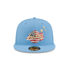 Los Angeles Lakers Red, White & Blue 59FIFTY Fitted Hat