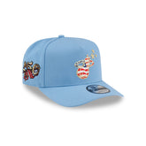 Miami Heat Red, White & Blue 9FIFTY A-Frame Snapback Hat