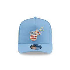 Miami Heat Red, White & Blue 9FIFTY A-Frame Snapback Hat