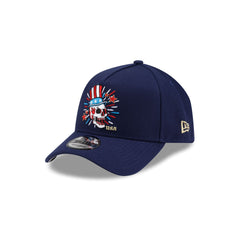 New Era Cap USA Skull Navy 9FORTY A-Frame Snapback Hat