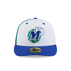 Dallas Mavericks Hardwood Classics 90s White 59FIFTY Fitted Hat