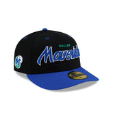 Dallas Mavericks Hardwood Classics 90s Script 59FIFTY Fitted Hat