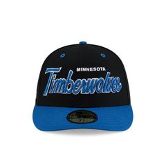 Minnesota Timberwolves Hardwood Classics 90s Script 59FIFTY Fitted Hat