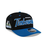 Minnesota Timberwolves Hardwood Classics 90s Script 9SEVENTY Stretch-Snap Hat