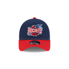 Houston Rockets Hardwood Classics 2000s Contrast Stitch 9FORTY A-Frame Trucker Hat