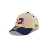 Houston Rockets Hardwood Classics 2000s Gold 9FORTY A-Frame Snapback Hat