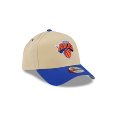 New York Knicks Hardwood Classics 2000s Gold 9FORTY A-Frame Snapback Hat