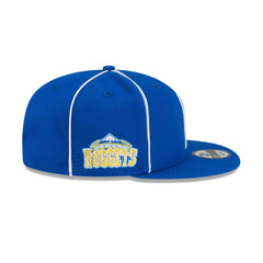 Denver Nuggets Hardwood Classics 2000s Piping 9FIFTY Snapback Hat