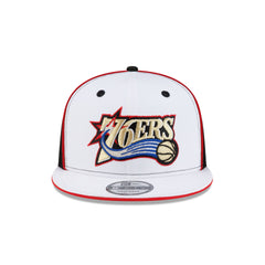 Philadelphia 76ers Hardwood Classics 2000s Optic White Flip 9FIFTY Snapback Hat