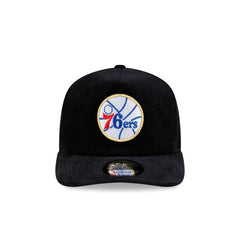 Philadelphia 76ers 1983 Finals Black & Gold Corduroy 19TWENTY Adjustable Hat