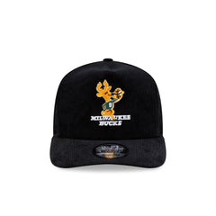 Milwaukee Bucks 1971 Finals Black & Gold Corduroy 19TWENTY Adjustable Hat