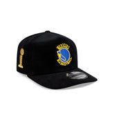 Golden State Warriors 1975 Finals Black & Gold Corduroy 19TWENTY Adjustable Hat