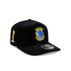 Golden State Warriors 1975 Finals Black & Gold Corduroy 19TWENTY Adjustable Hat
