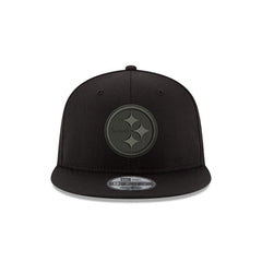Pittsburgh Steelers Black On Black 9FIFTY Snapback Hat