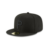 Pittsburgh Pirates Blackout Basic 59FIFTY Fitted Hat