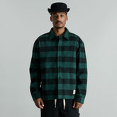 Lumber Plaid Kelly Green Shirt Jacket
