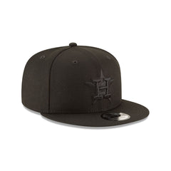 Houston Astros Basic All Black 9FIFTY Snapback Hat
