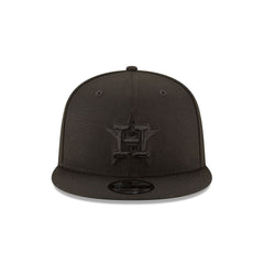 Houston Astros Basic All Black 9FIFTY Snapback Hat