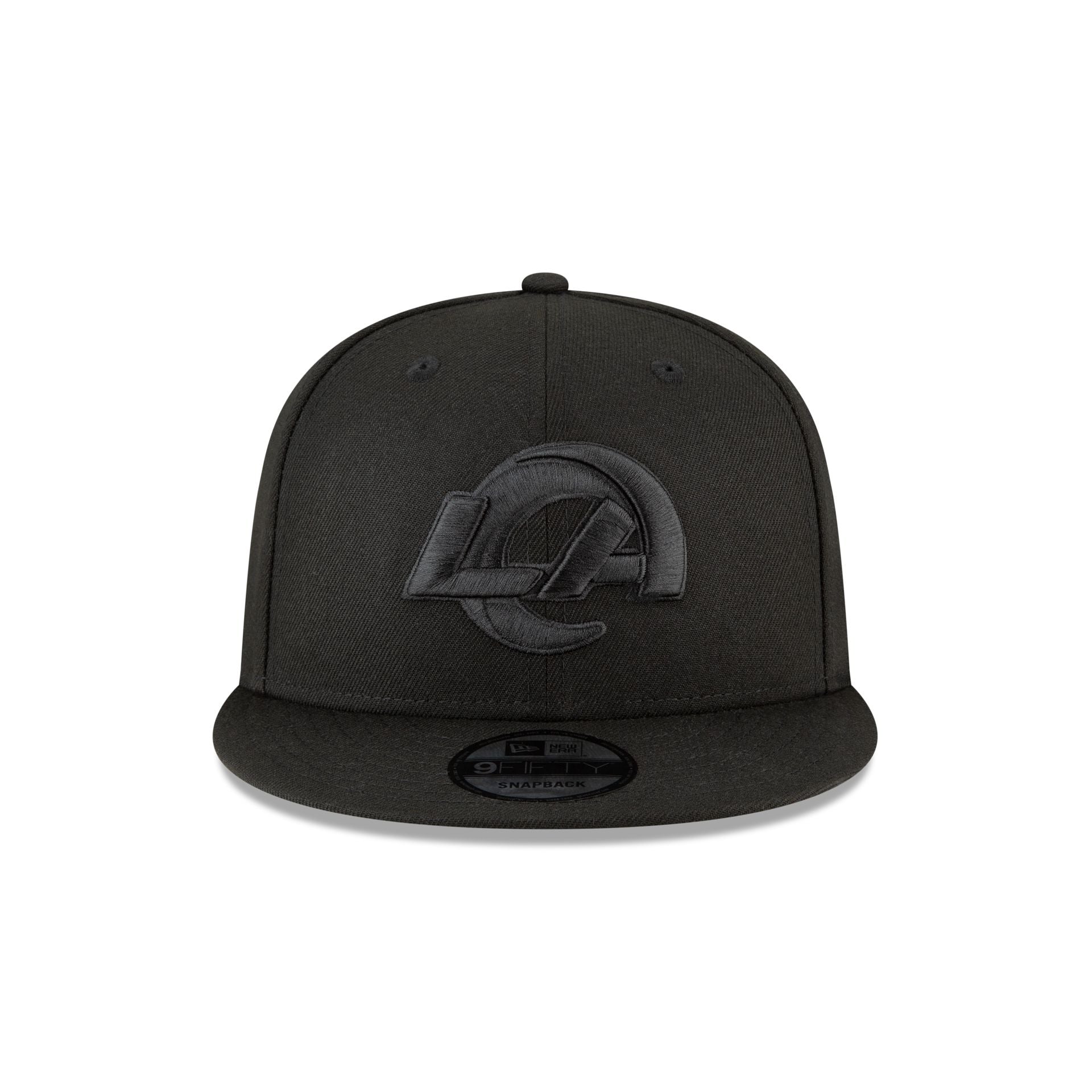 Los Angeles Rams Basic Black on Black 9FIFTY Snapback