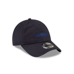 New Era Cap Metal Buckle Navy 9FORTY Unstructured Adjustable Hat