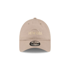 New Era Cap Metal Buckle Tan 9FORTY Unstructured Adjustable Hat