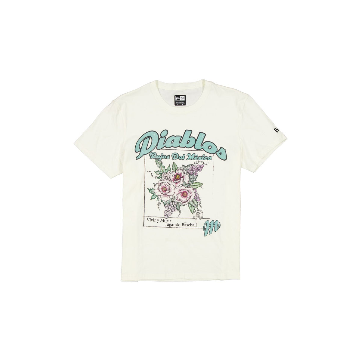 Diablos Rojos del M��xico Stone Floral T-Shirt