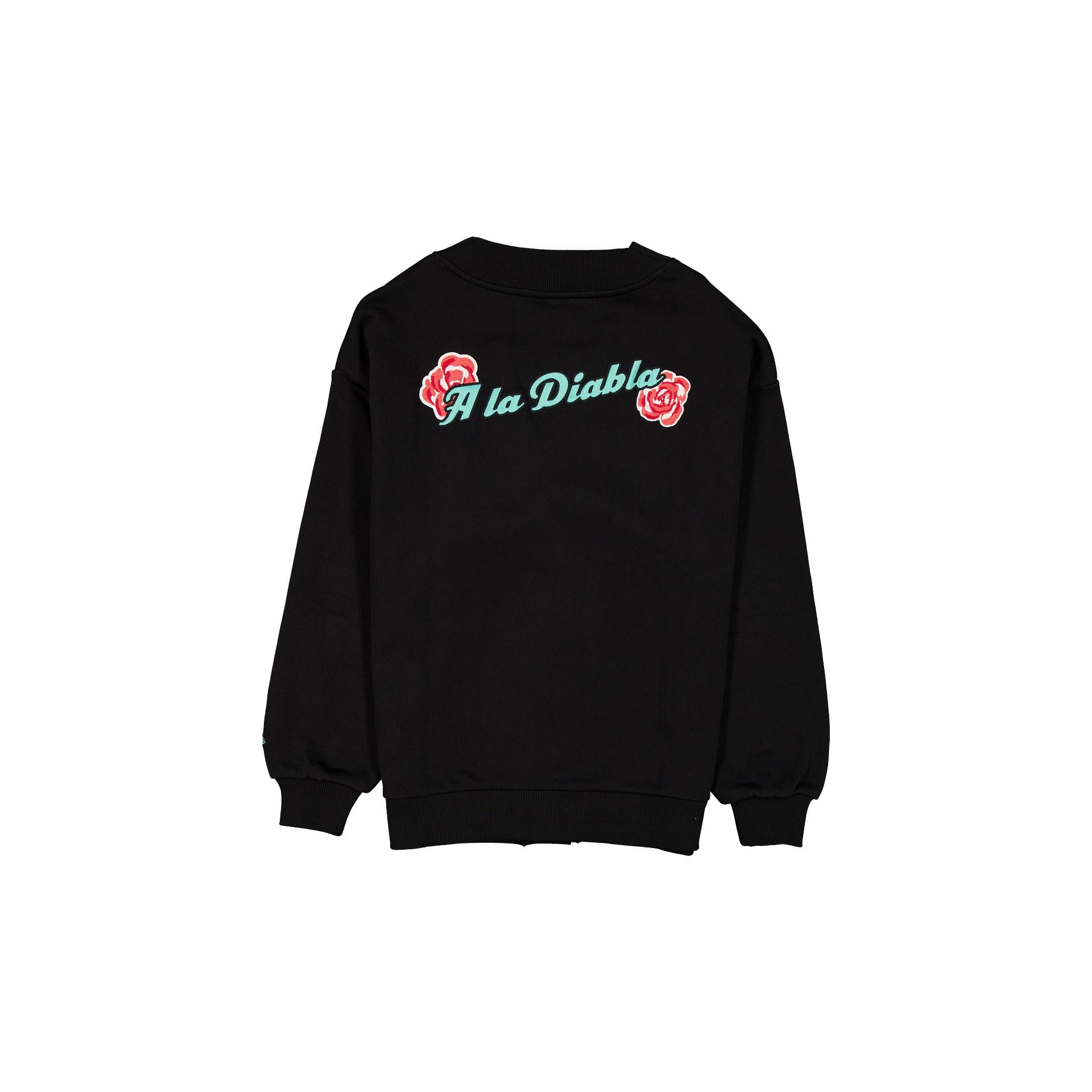 Diablos Rojos del M��xico Black Floral Cardigan