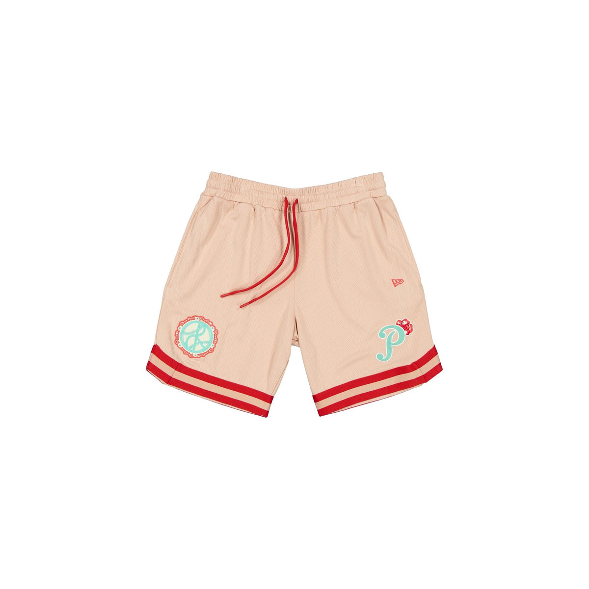 Pericos de Puebla Pale Pink Floral Shorts