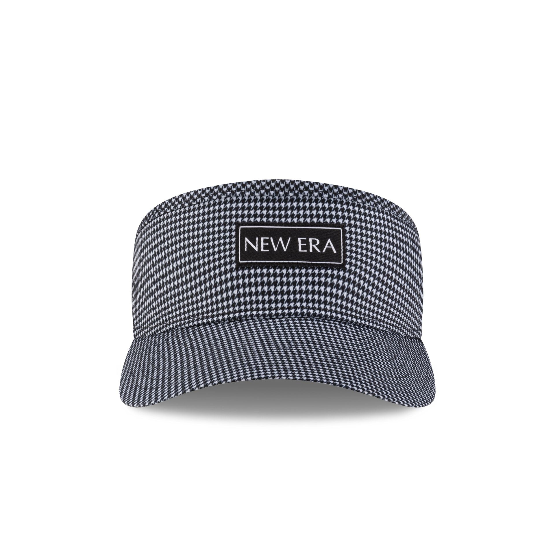 New Era Cap Houndstooth Black Visor Adjustable Hat