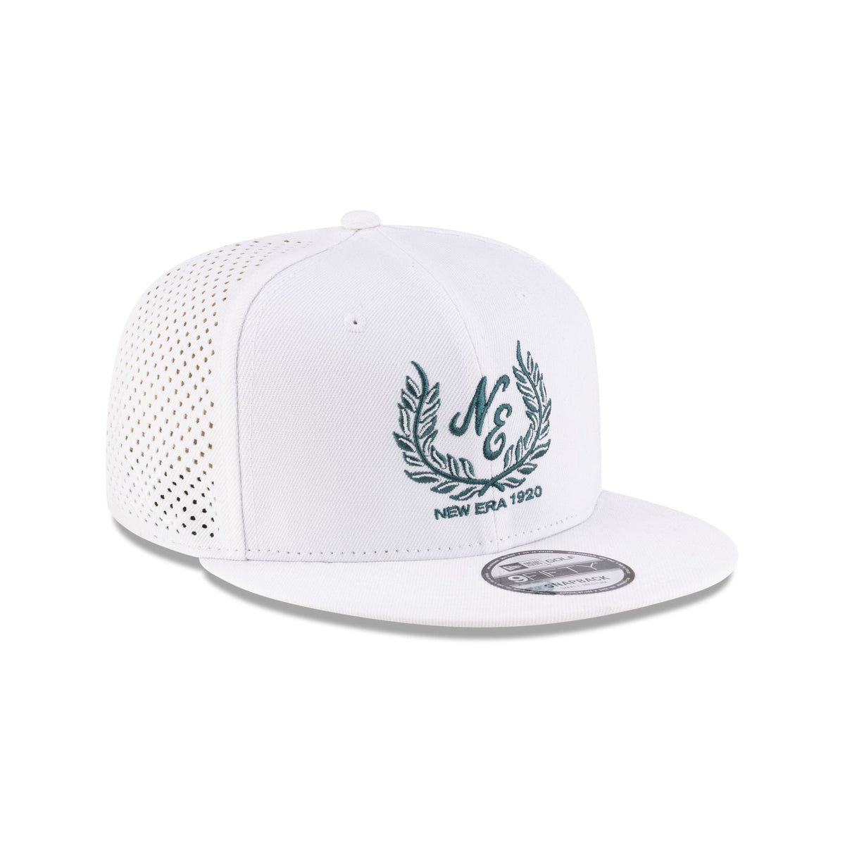 New Era Cap Laurel Wreath White 9FIFTY Snapback Hat