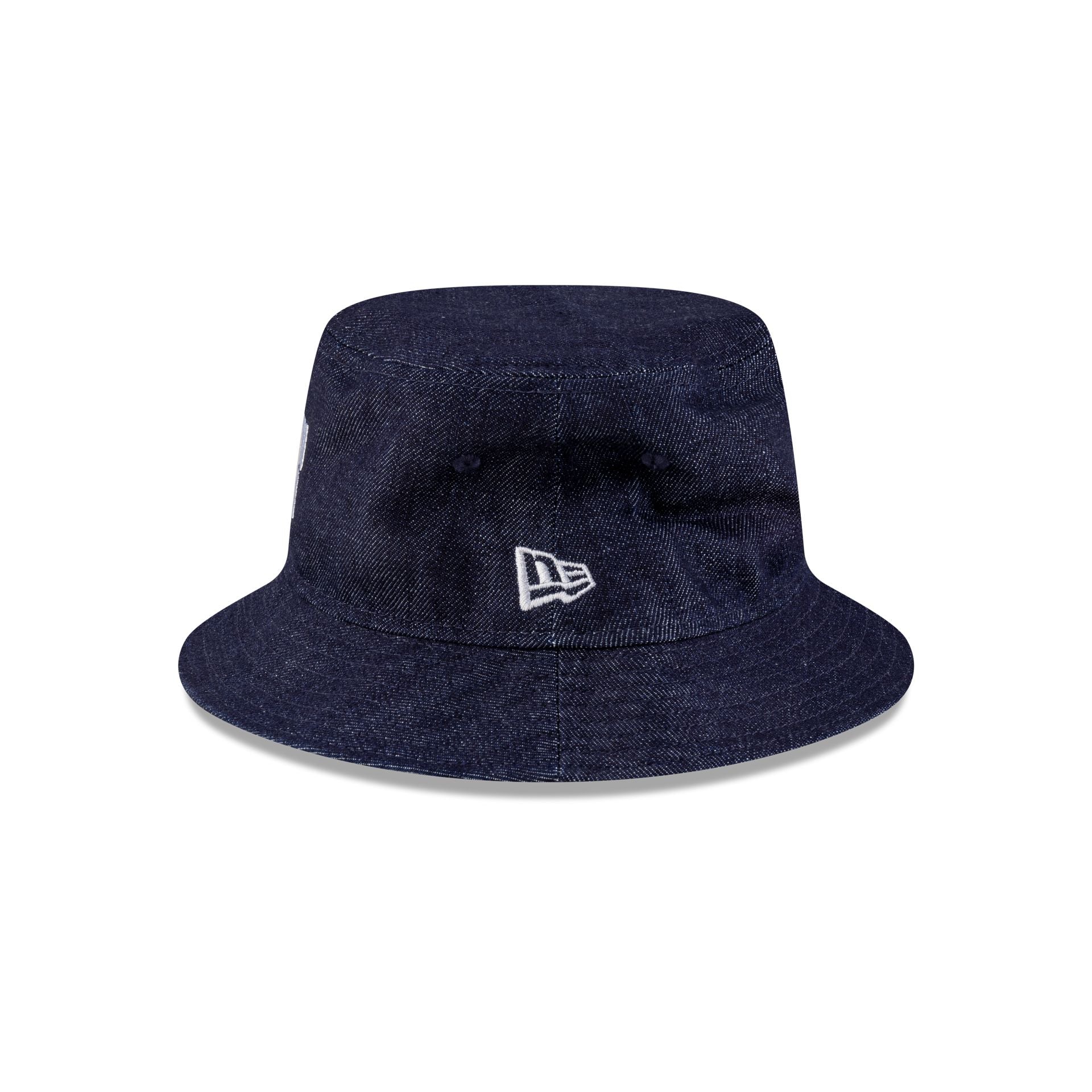 New Era Cap Square Logo Indigo Denim Bucket Hat