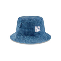 New Era Cap Square Logo Light Denim Bucket Hat