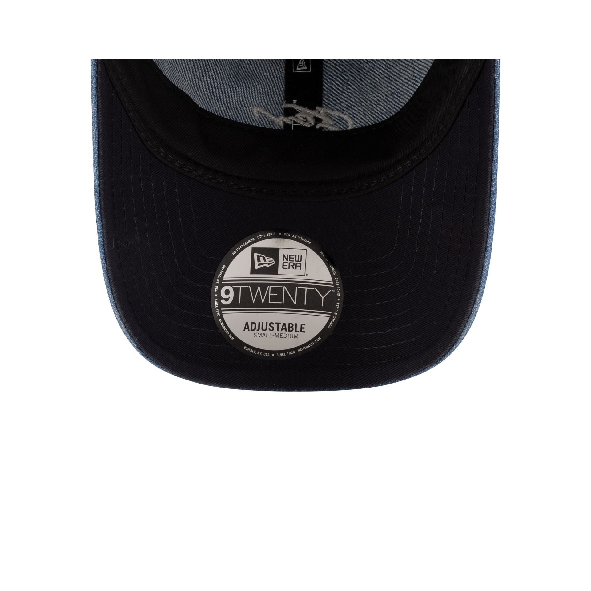 New Era Cap Handwritten Light Denim 9TWENTY Easy Snap Hat