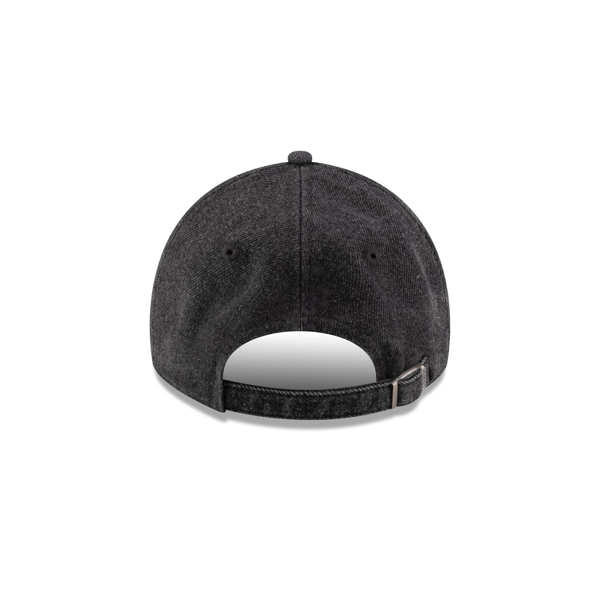 New Era Cap Handwritten Black Denim 9TWENTY Easy Snap Hat