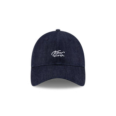 New Era Cap Handwritten Indigo Denim 9TWENTY Easy Snap Hat