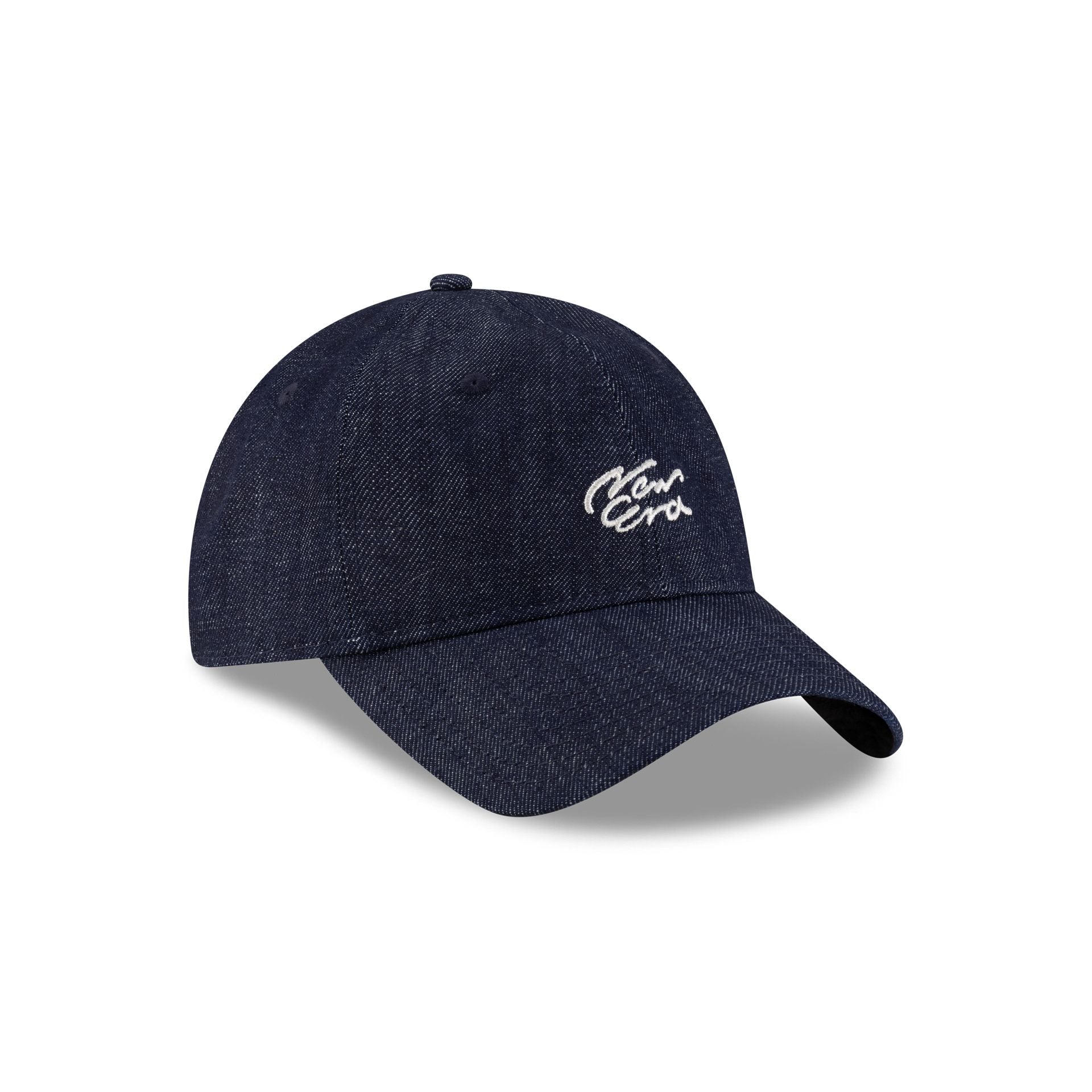 New Era Cap Handwritten Indigo Denim 9TWENTY Adjustable Hat
