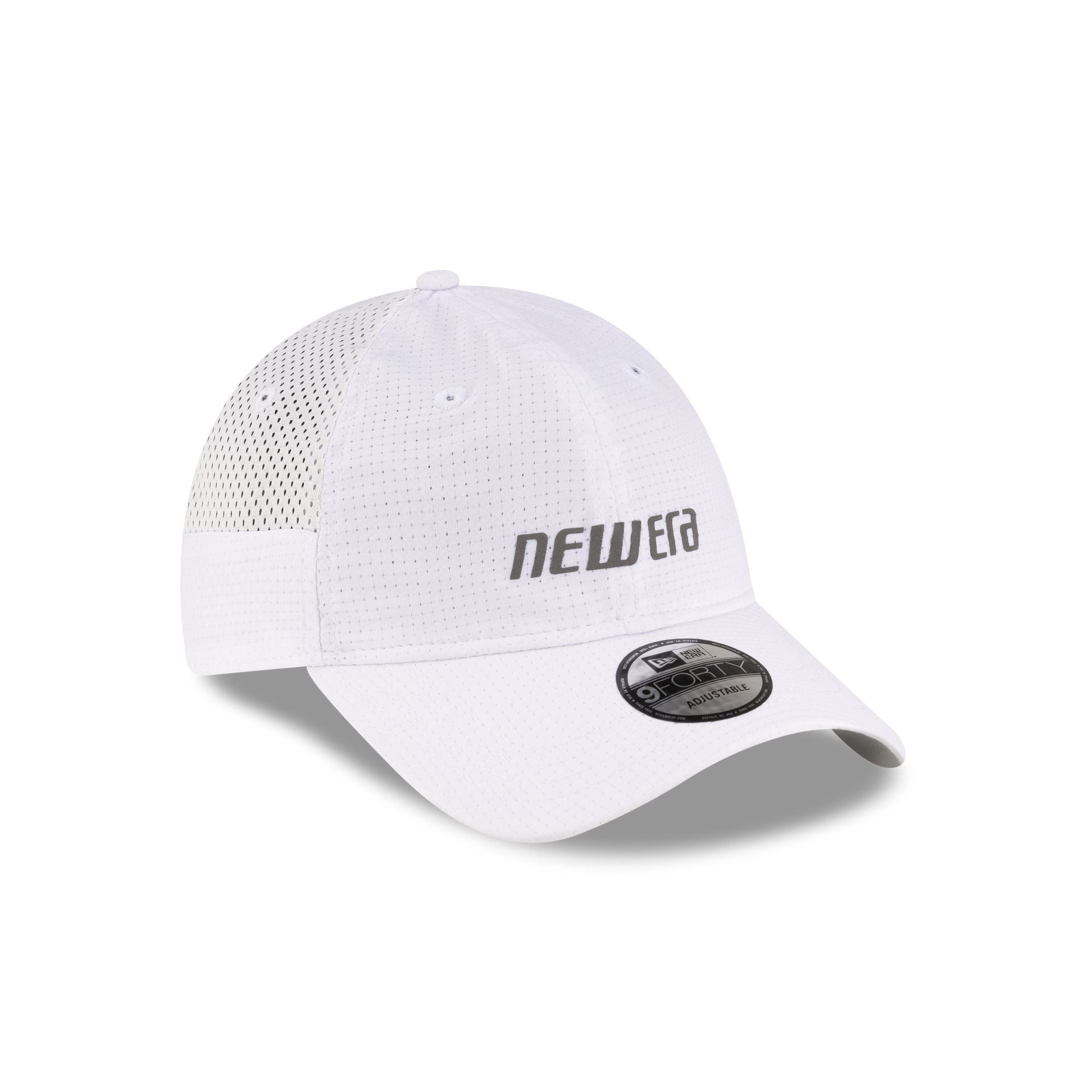 New Era Cap Dual Mesh White 9FORTY Strapback Hat