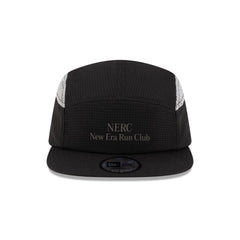 New Era Cap Run Club Black Camper Strapback Hat