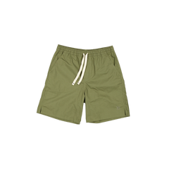 New Era Branded Loose Military Green Bark Shorts