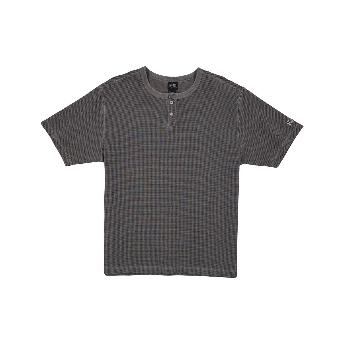 New Era Cap Washed Black Waffle T-Shirt
