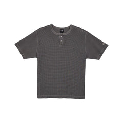 New Era Cap Washed Black Waffle T-Shirt