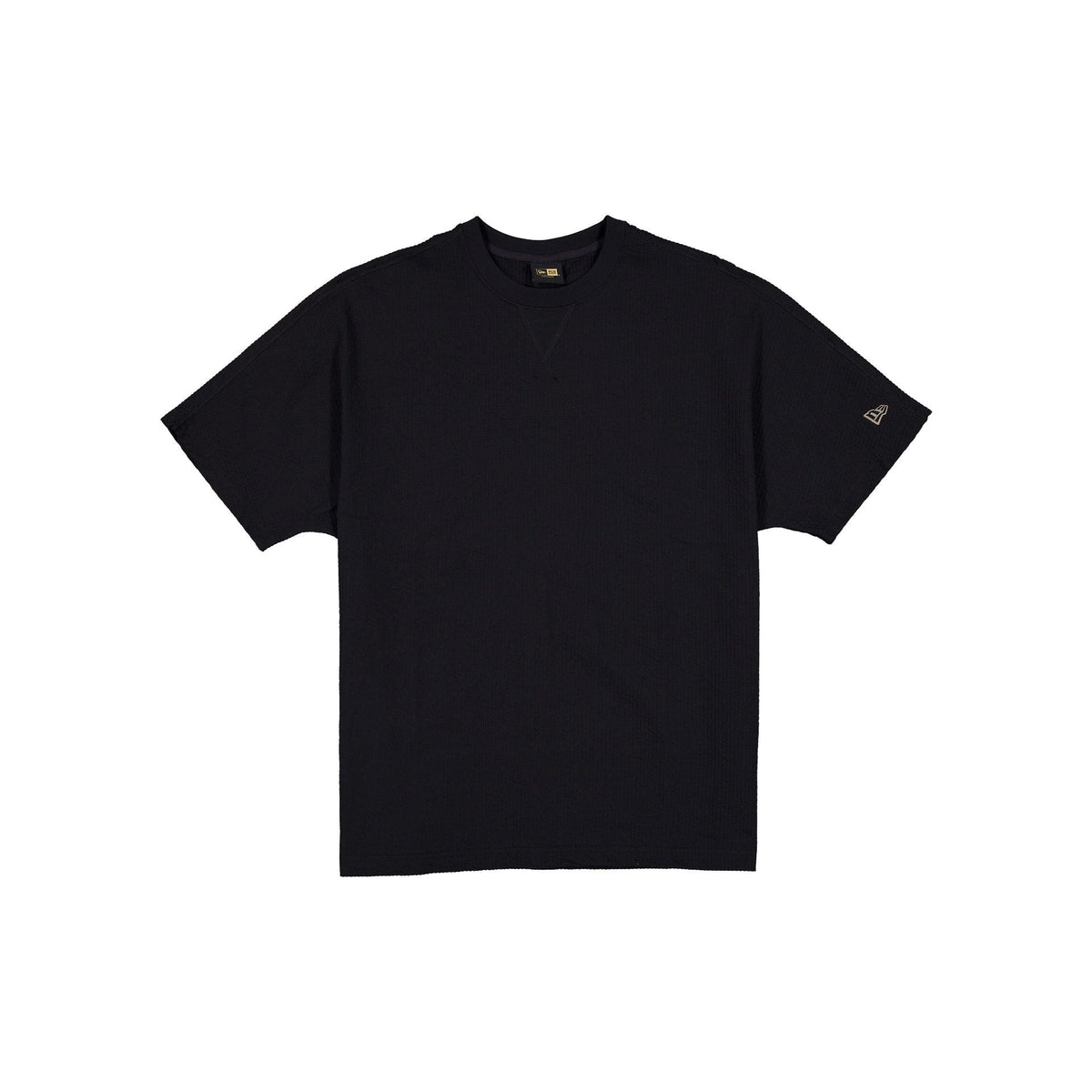 New Era Cap Black Label Seersucker Black T-Shirt