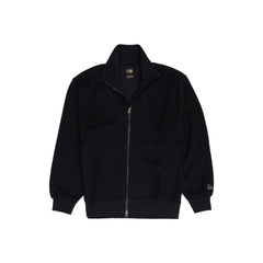 New Era Cap Black Label Knit Black Zip-Up Jacket
